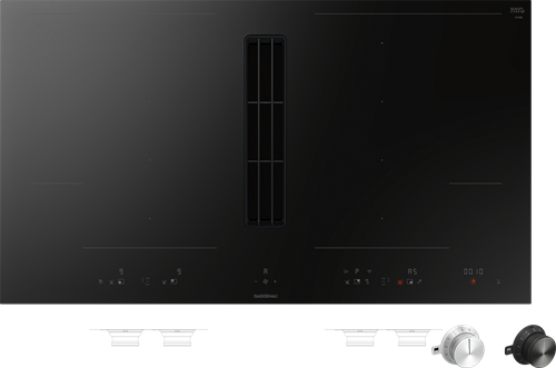 Gaggenau CV492105M Kookplaat met afzuiging 90cm vlak Mat excl. knoppen