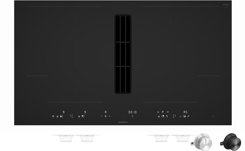 Gaggenau CV492105M Kookplaat met afzuiging 90cm vlak Mat excl. knoppen