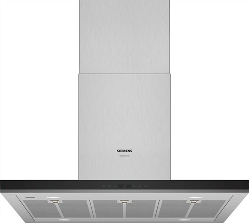 Siemens LF98BIR55 iQ500, Eilandschouwkap 90 cm, blok, rvs afdekking